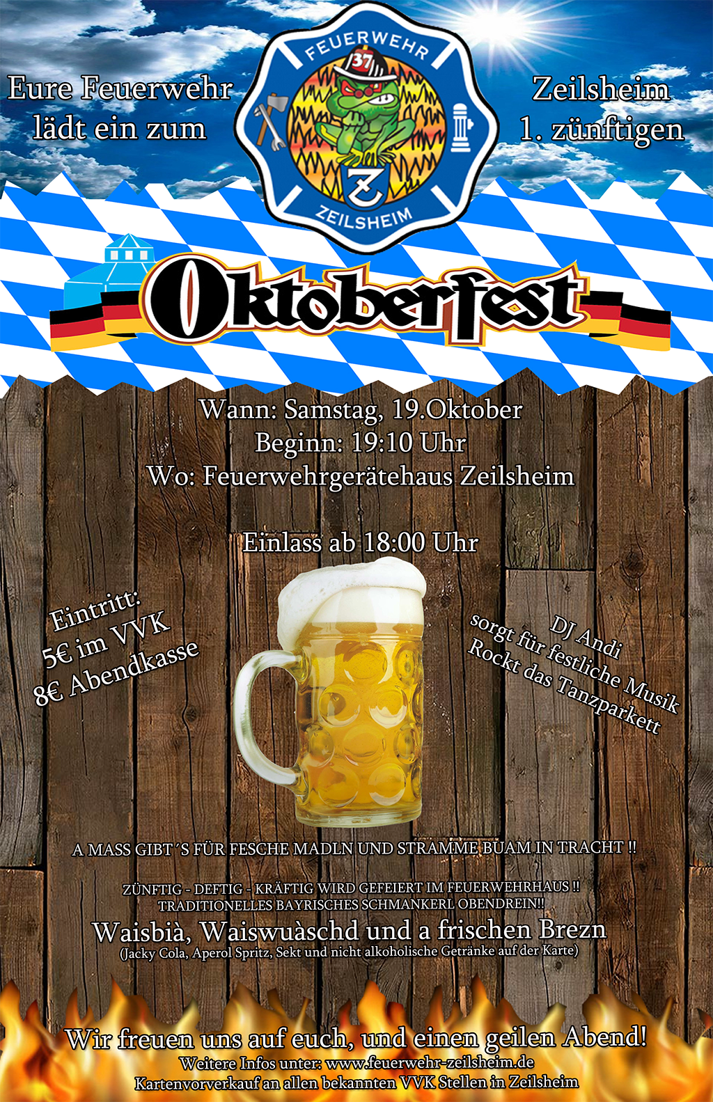 Plakat Oktoberfest