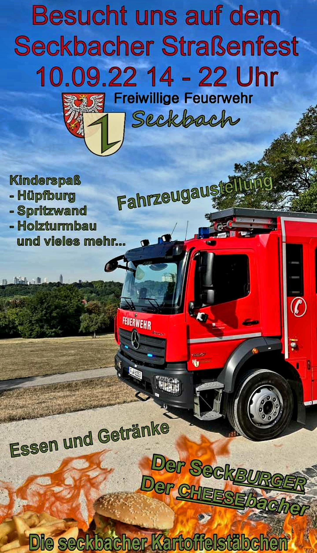 FF Seckbach Flyer Strassenfest 2022