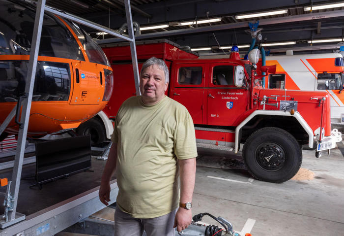 Ralf Keine weiß nicht, ob das Feuerwehrmuseum seinen Standort behalten kann. FOTO: rolf oeser