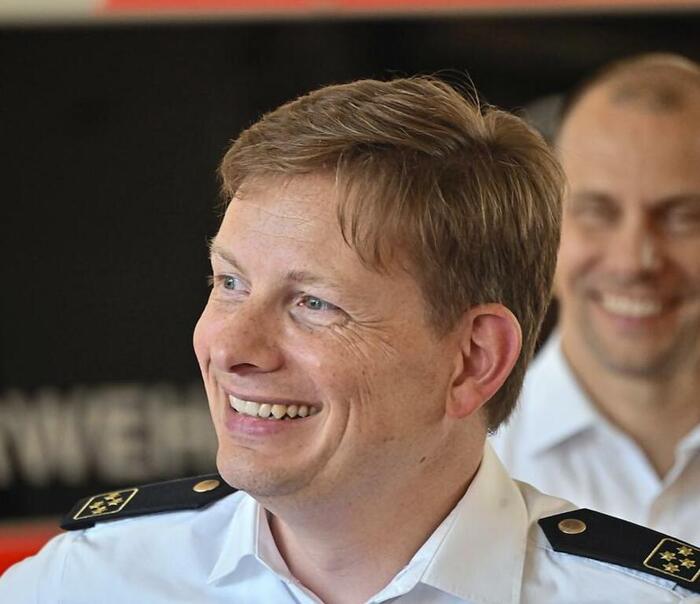 Vom Vize zum Chef: Markus Röck wird Leiter der Brandschutzdirektion und der Berufsfeuerwehr. © Rainer Rüffer