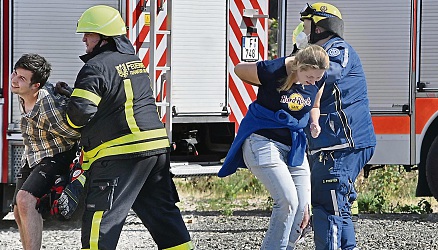 Zwei Störenfriede nerven die Einsatzkräfte. MONIKA MÜLLER
